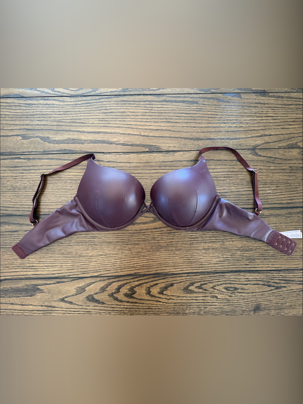 Victoria's Secret Leather Very Sexy Bombshell Push up Bra